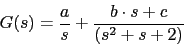 Descomposicion de la transformada de Laplace en fracciones simples