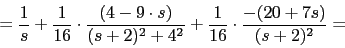 descomposicion en fracciones simples de la transformada de Laplace 3parte